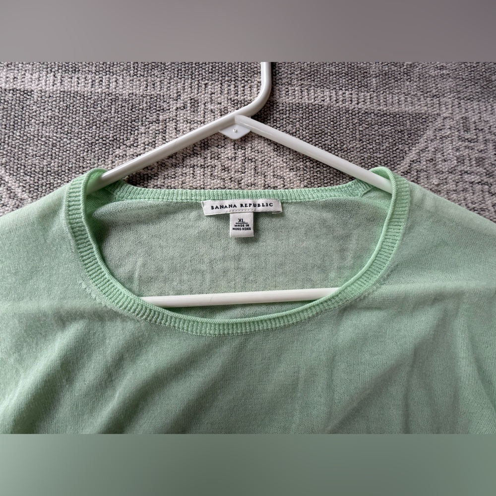 Banana Republic sheer sweater, XL
